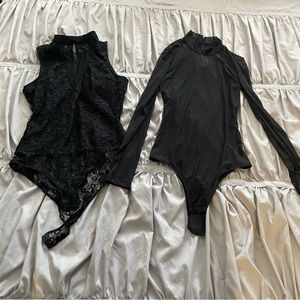Sheer body suits size small